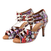 Women's Microfiber Leather Customized Heels Dance Boots Salsa Dance Shoes