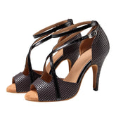 Women's Leatherette Customized Heel Latin Shoes Ballroom Dance Shoes Salsa Shoes