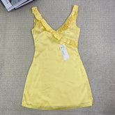 Strapless sleeveless racerback short dress