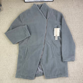 Down and fleece pullover jacket