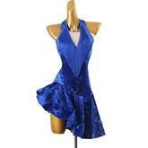 Customisable-Women's V-neck DanceWear Dance Dress Performance Wear