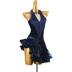Customisable-Women's V-neck DanceWear Dance Dress Performance Wear