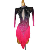 Customisable-Women's 3/4 Sleeve DanceWear Dance Dress Performance Wear