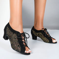 Women's Suede 4.8cm Heel Ballroom Dance Shoes/Latin Shoes