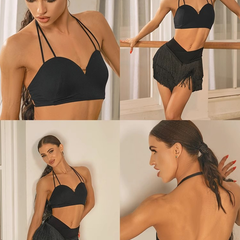 Women's Milk Silk Latin Tops Practice Tops Latin DanceWear