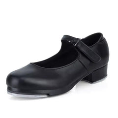 Women's Leatherette 3.5cm Heel Tap Shoes With Lace-up Dance Shoes