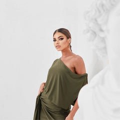 Women's Nylon Sleeveless Latin Dance Dress Dance Wear Training Performance Dress