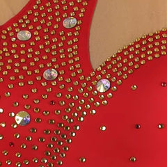 Customisable-Women's Sleeveless DanceWear Ballroom Dance Dress