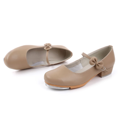 Women's Apricot 3cm Heel Tap Shoes Dance Shoes