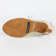 Women's Apricot Customized Heel Heels Dance Boots JazDancing Shoes