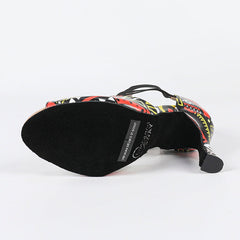 Women's Leatherette Customized HeelSalsa Shoes/Dance Boots Ballroom Dance Shoes