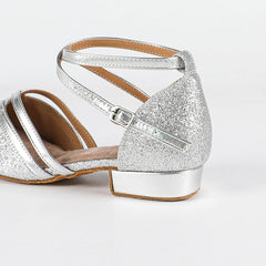 Women's Suede 2cm/3.5cm Heels Ballroom Dance Shoes Swing Dance Shoes