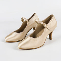 Women's Satin 7.5cm Heel Modern Dance Shoes Ballroom Dance Shoes