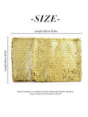 Gold Sequin Tube Top