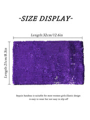 Purple Sequin Tube Top