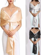 Elegant Party Shawl �Silver, Black & Gold Wrap Options