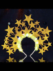 LED Luminous Star Headband for Festivals