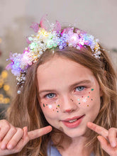 Butterfly Pearl Flower Luminous Crown