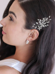 Sparkling Silver Rhinestone Hair Comb