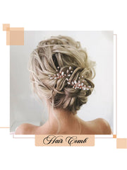 Shiny Wedding Hair Accessories with Rhinestones Decoration