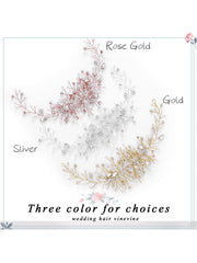 Crystal Vine Hair Accessories for Weddings