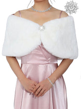 Winter Faux Fur Shawl