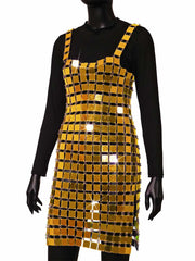 Club Style Acrylic Sequin Casual Dress