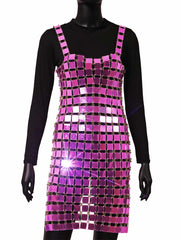 Club Style Acrylic Sequin Casual Dress