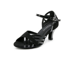 Women's Leatherette Customized Heel Latin Shoes Salsa Shoes Ballroom Dance Shoes