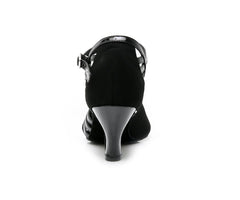 Women's Leatherette Customized Heel Latin Shoes Salsa Shoes Ballroom Dance Shoes