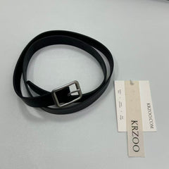Rectangular buckle versatile belt