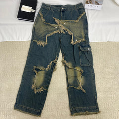 Vintage Five-Pointed Star Jeans
