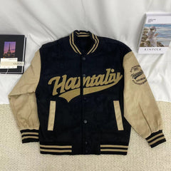 Suede Loose-Fitting Jacket