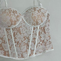 Lace Inner Layer Push-Up Fishtail Bra