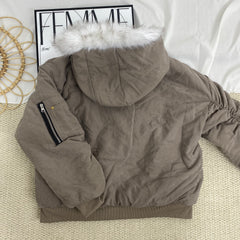 Double-Faced Ice Blue Fur Coat