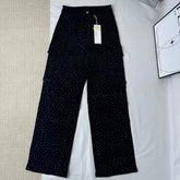 High-Waisted Starry Sky Jeans