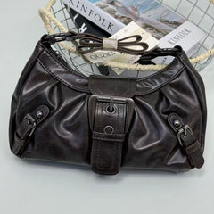 PU leather single-shoulder handbag