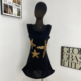 Sleeveless Ruffled Vest Skirt