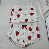 Strawberry heart patterned set