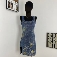 3D Embroidered Sun Dress