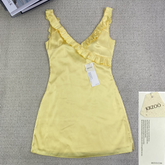 Strapless sleeveless racerback short dress