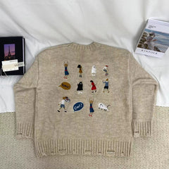 Embroidered Soft And Cozy Sweater