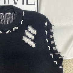 High Street Destroyed Vest Sweater