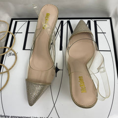 Diamond Transparent High Heels