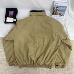 Retro Stand-Collar Cotton Jacket