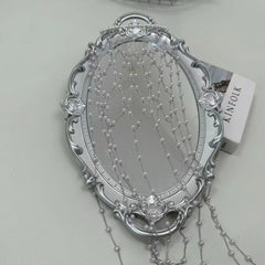 Tassel mesh pearl hair chain