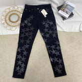 Ripped Star Casual Jeans