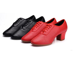 Women's Real Leather 5cm Heels Teaching & Practice Shoes Ballroom Dance Shoes