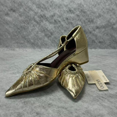 Ruffled headband open-toe thick-soled shoes