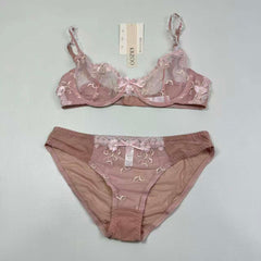 Embroidered lace transparent underwear cover